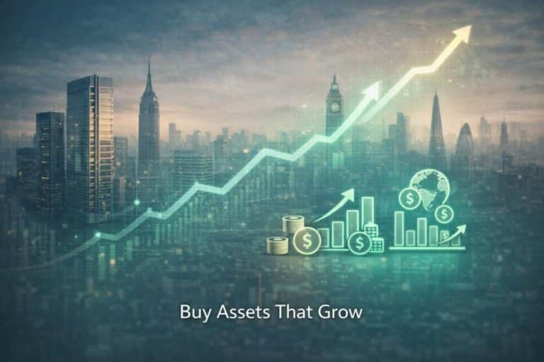 appreciating assets like stocks real estate and digital businesses