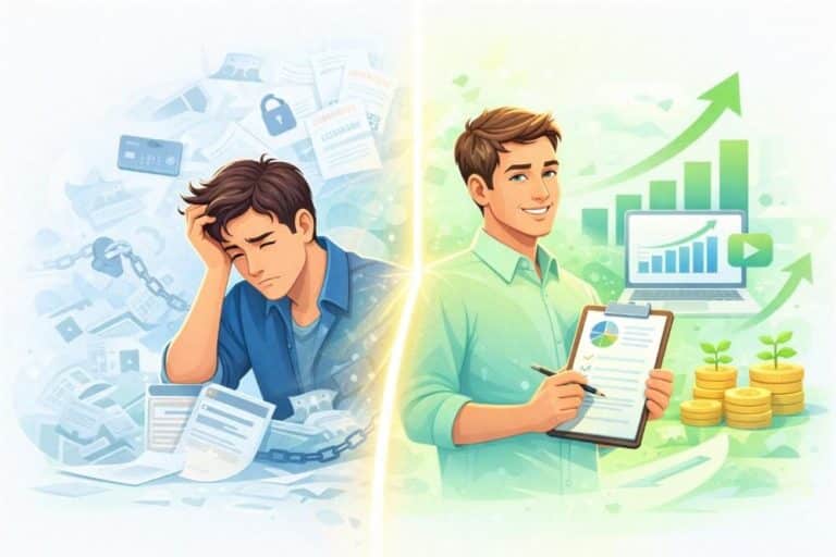 overcome financial anxiety by building a structured investment plan